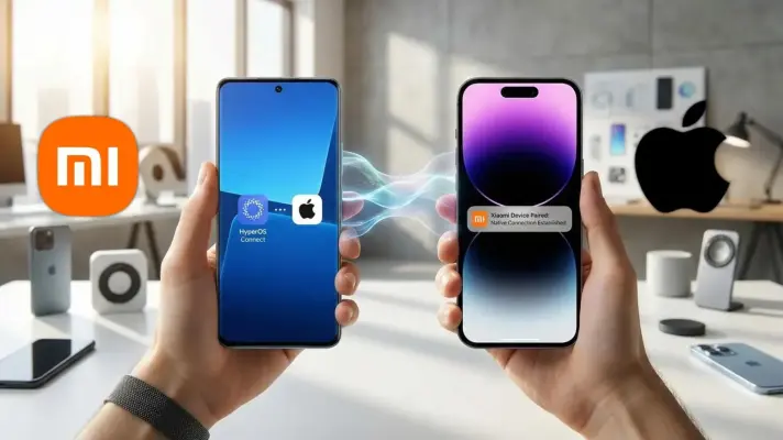 قابلیت‌های HyperOS 4 شیائومی برای اتصال به آیفون و اپل