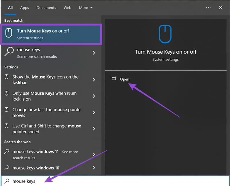آموزش کلیک راست و چپ با کیبورد و حرکت دادن موس با کیبورد