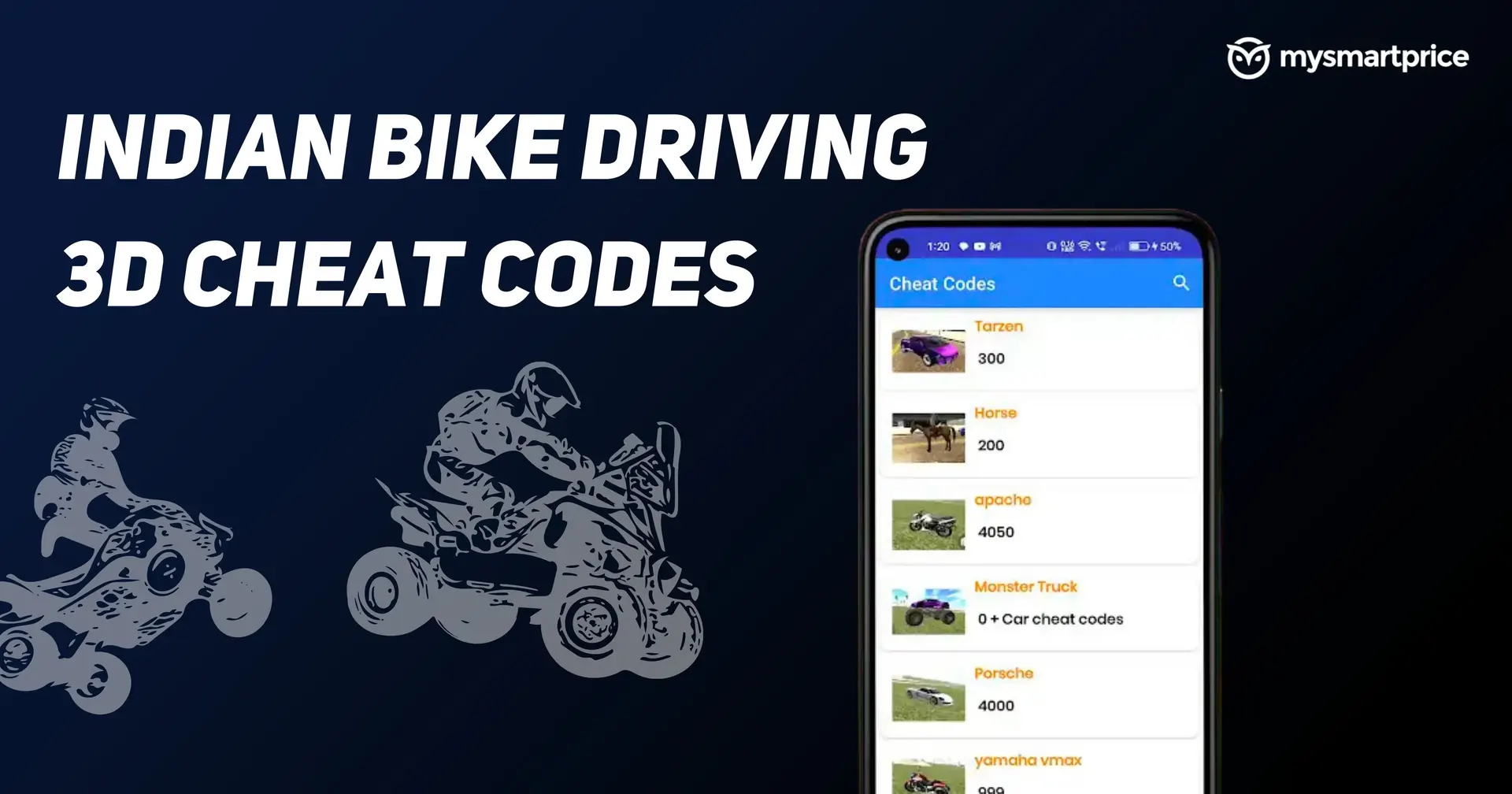 رمز های بازی Indian Bikes Driving 3D + روش وارد کردن رمز
