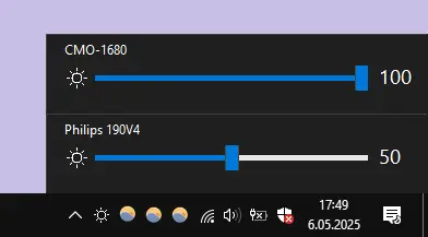 آموزش اضافه کردن نوار روشنایی به ویندوز 10 با Brightness Slider
