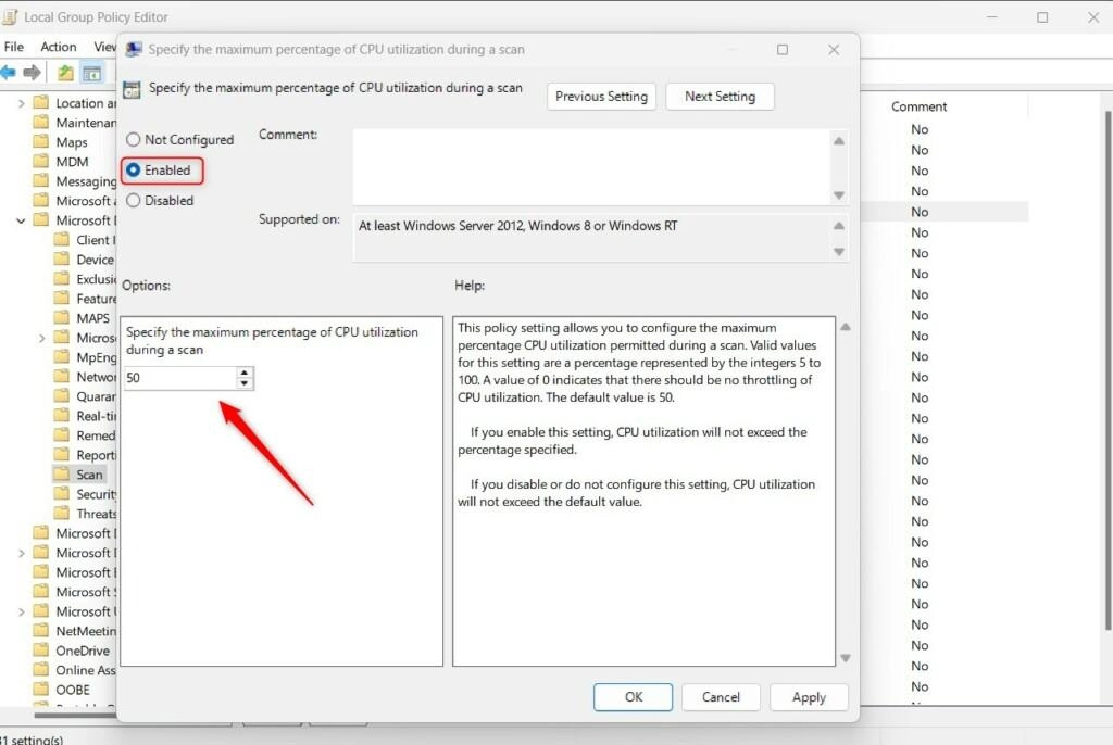 رفع مشکل مصرف بالای CPU توسط Antimalware Service Executable در ویندوز