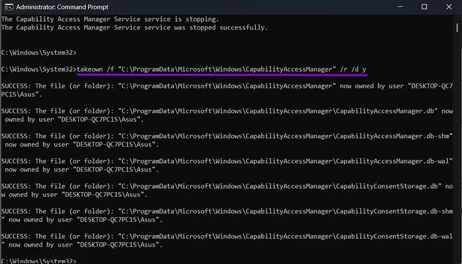 فایل CapabilityAccessManager.db-wal چیست؟ رفع مشکل اشغال فضای دیسک در ویندوز 11