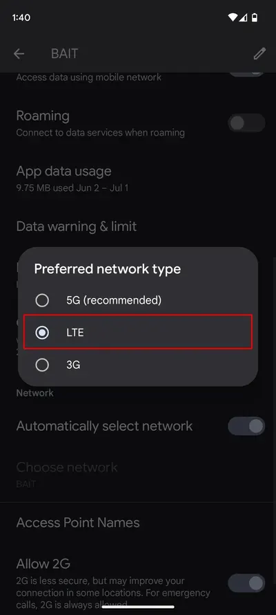 کاهش مصرف باتری پیکسل با خاموش کردن 5G؛ آیا 4G شارژدهی را بیشتر میکند؟