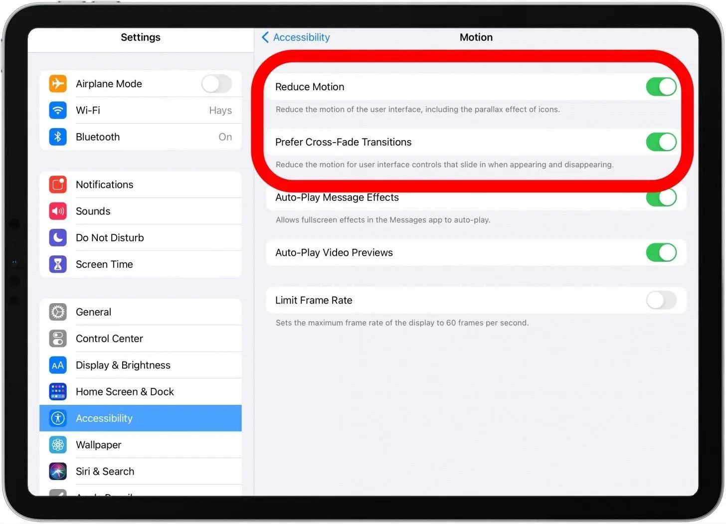 ۳ مورد از تنظیمات آیپد که میتوانند لگ iPad Pro قدیمی را کاهش دهند