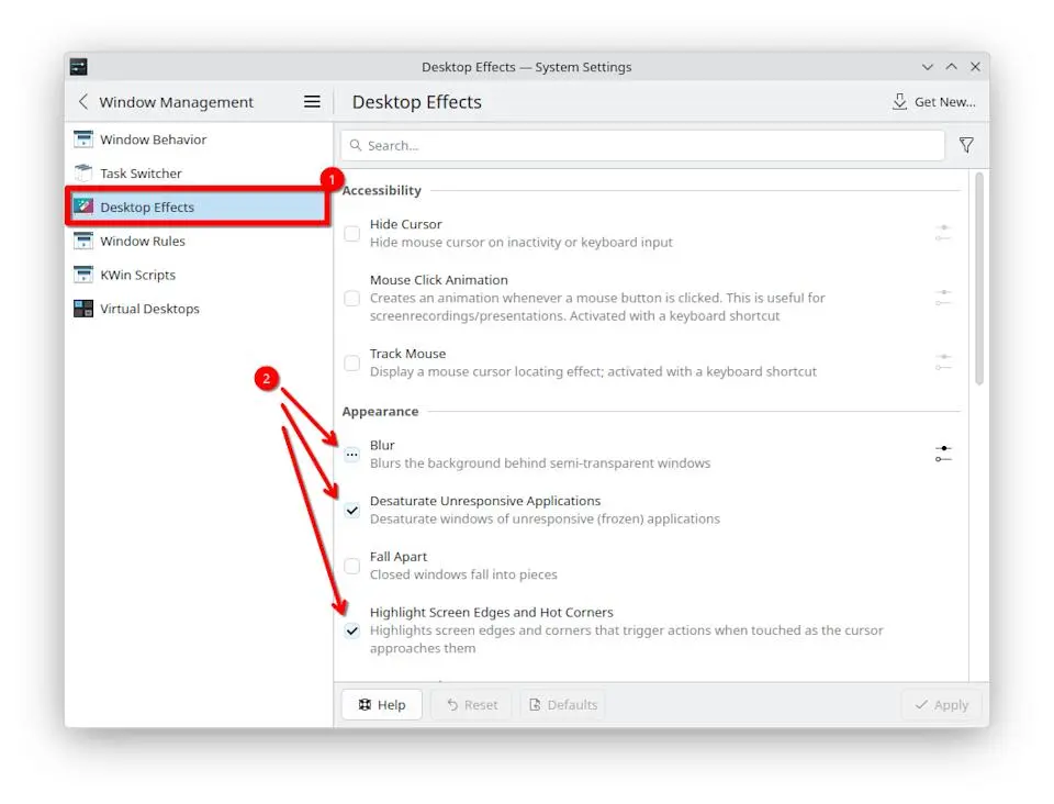 افزایش سرعت KDE Plasma با غیرفعال کردن Wobbly Windows و انیمیشنهای اضافی