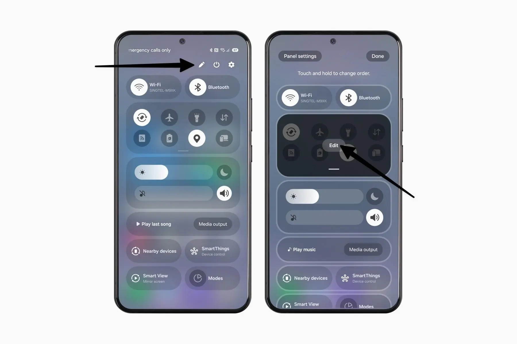 شخصی‌سازی پنل تنظیمات سریع در One UI 9؛ تغییر اندازه و جای آیکون‌ها در گوشی سامسونگ