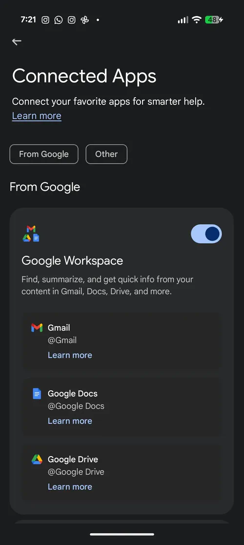 قطع دسترسی جمینای به Gmail و Google Workspace؛ تنظیمات حریم خصوصی Gemini