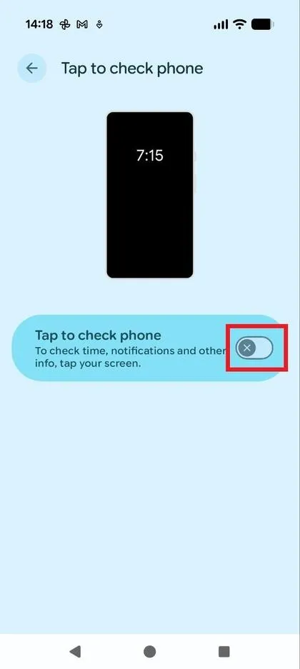 خاموش کردن Tap to Wake در اندروید؛ کاهش مصرف باتری و جلوگیری از روشن شدن خودکار صفحه