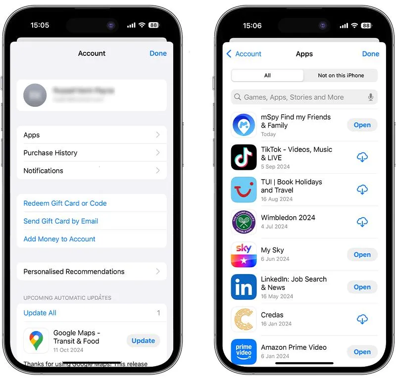 تاریخچه دانلود اپ آیفون؛ پیدا کردن برنامه‌های حذف شده در اپ استور