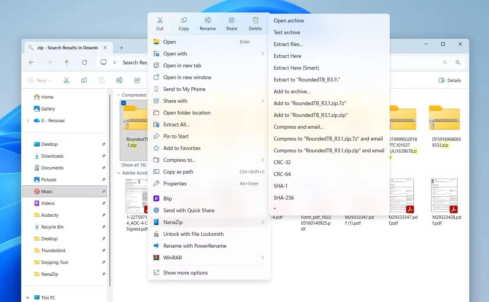NanaZip چیست؟ معرفی بهترین جایگزین 7-Zip برای ویندوز ۱۱