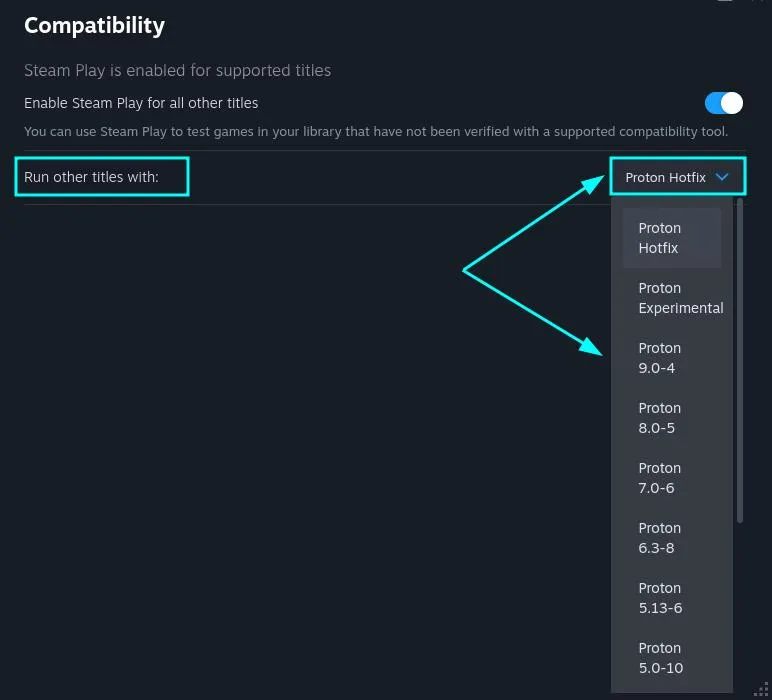 اجرای خودکار بازی‌ها و برنامه‌های ویندوز در لینوکس با قابلیت جدید Steam و Proton