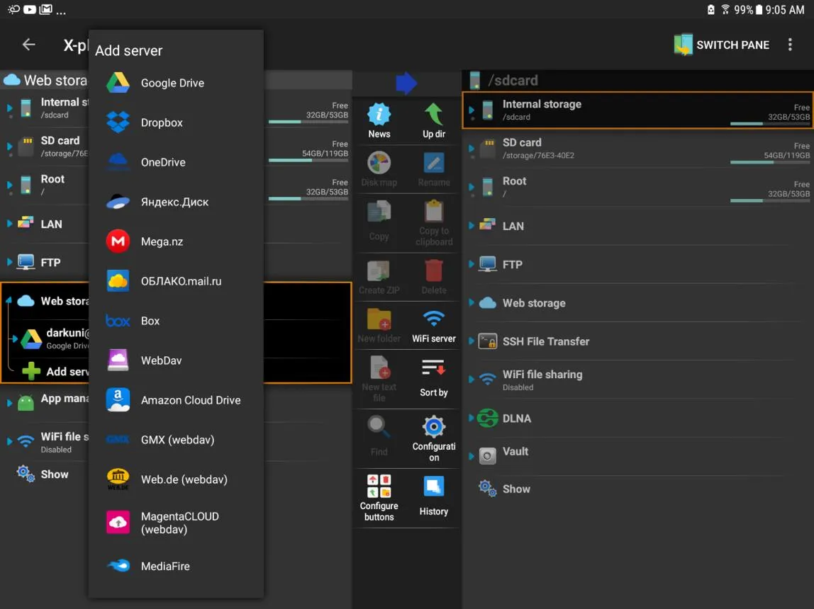 دانلود X-plore؛ بهترین فایل منیجر اندروید برای انتقال فایل و مدیریت حافظه