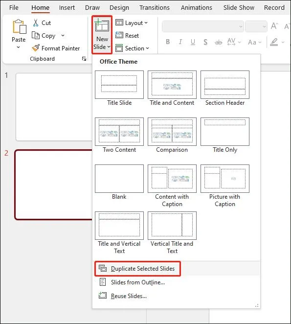 رفع مشکل Duplicate Slide در پاورپوینت و کپی نشدن اسلاید