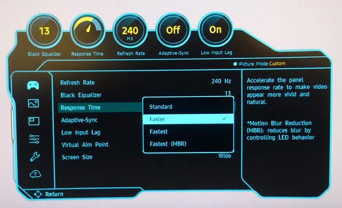 بهترین تنظیم Overdrive مانیتور گیمینگ چیست؟ روش رفع تاری و شبح‌ماندگی تصویر