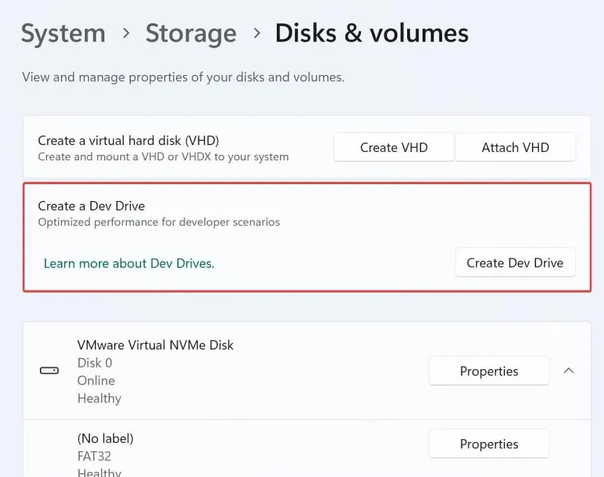 Dev Drive در ویندوز ۱۱ چیست؟ آموزش ساخت و افزایش سرعت بازی‌ها