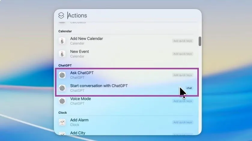 چگونه در مک با Spotlight مستقیماً از ChatGPT سؤال بپرسیم؟