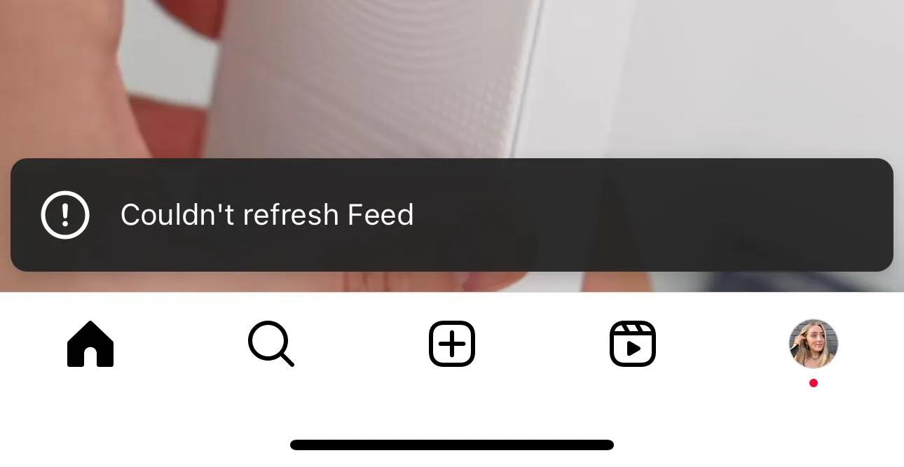 آموزش رفع ارور اینستاگرام و حل مشکل Couldn’t refresh feed در اندروید و آیفون