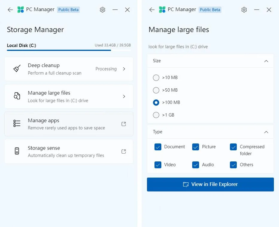 دانلود و آموزش Microsoft PC Manager؛ افزایش سرعت ویندوز ۱۱