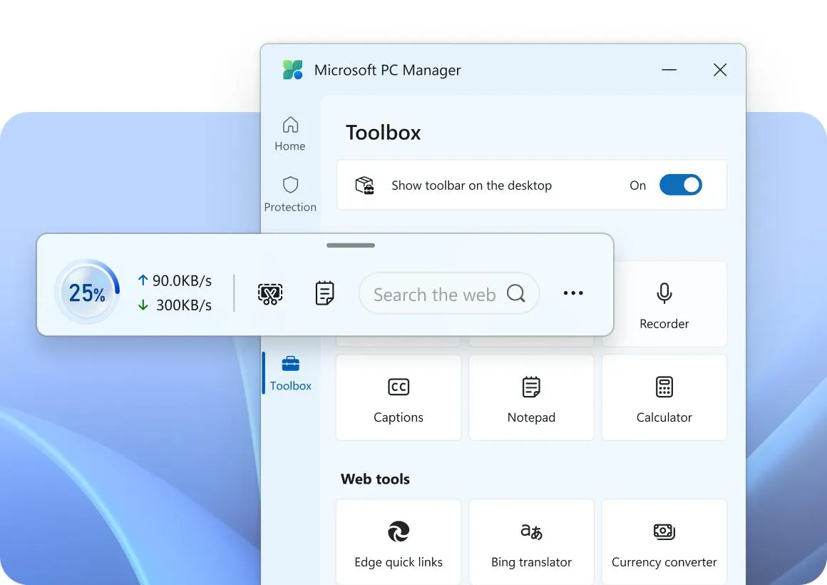 دانلود و آموزش Microsoft PC Manager؛ افزایش سرعت ویندوز ۱۱